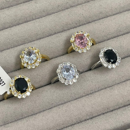 Anillo Óvalo en Plateado
