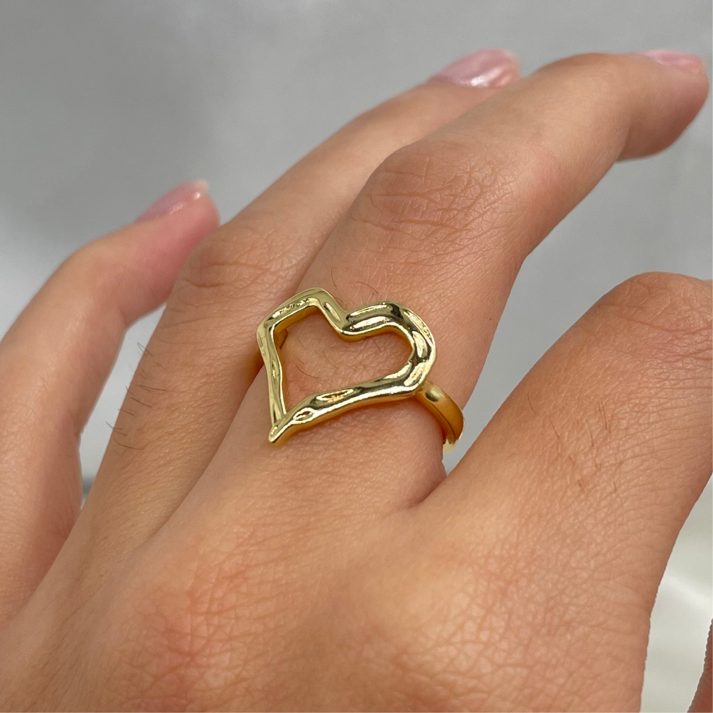 Anillo melt heart