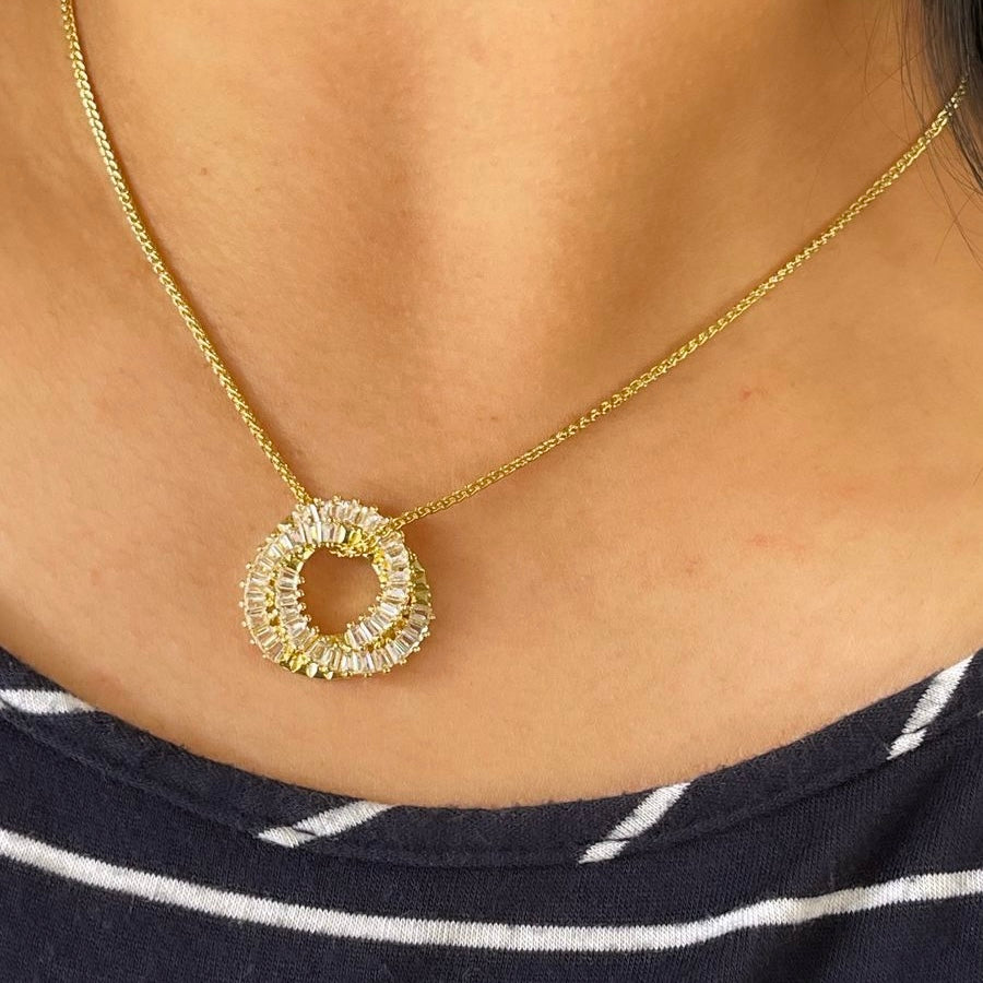 Collar Aro Baguettes
