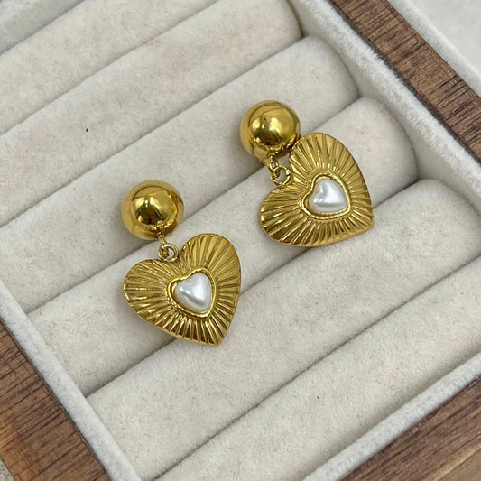 Aretes Corazón