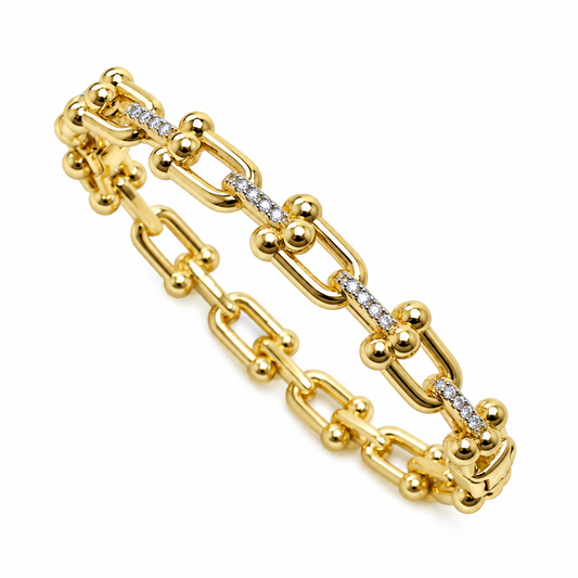 Brazalete Tiffany Bicolor