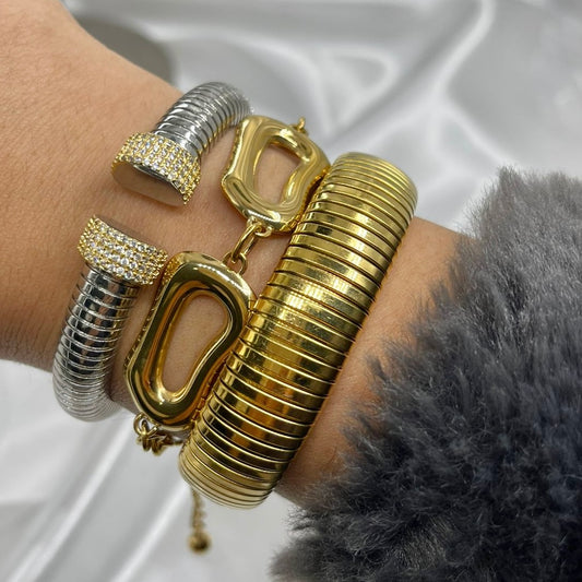 Pulsera Eslabones Irregulares