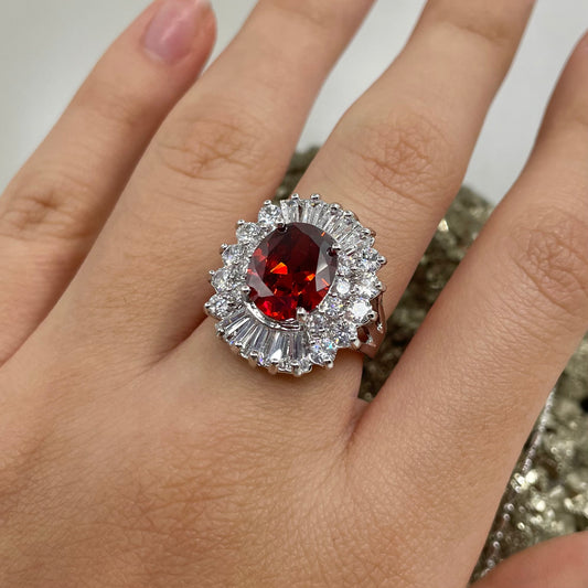 Anillo rojo premium