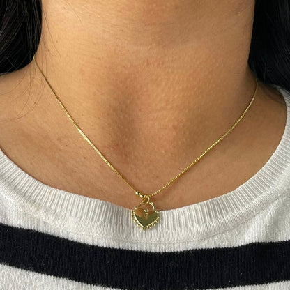 Cadena corazón candado 🔒