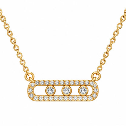 Collar Messi 3 Diamantes
