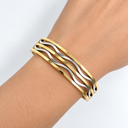 Pulsera Zebra Acero
