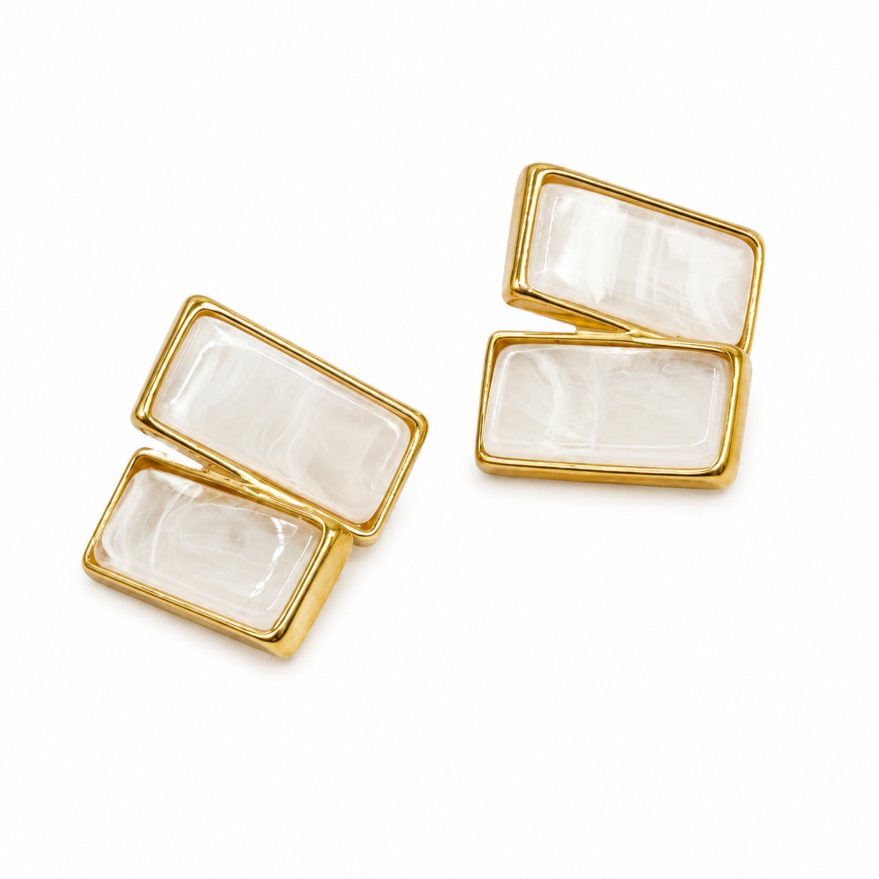 Aretes Doble Rectángulo