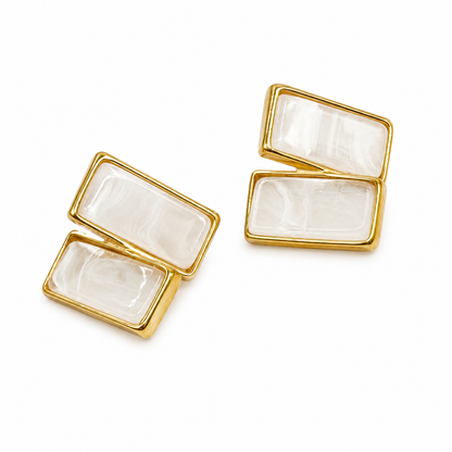 Aretes Doble Rectángulo