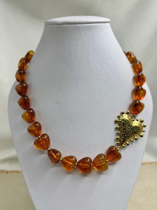 Collar Acrílico Corazón