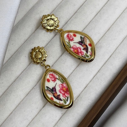 Aretes Colibrí