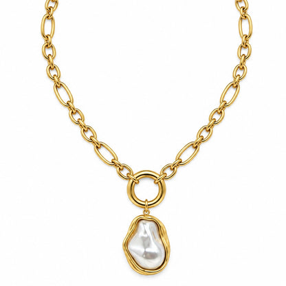 Collar Media Perla