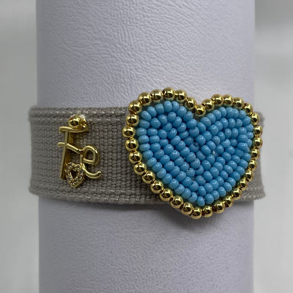 Pulsera corazón fe