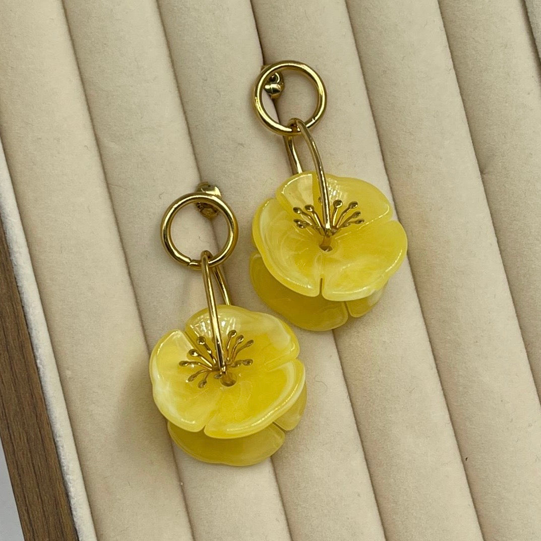 Aretes Flor