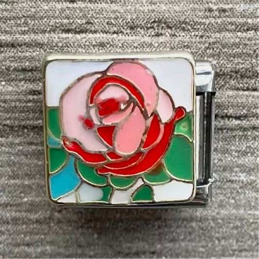 Charm flor rosa