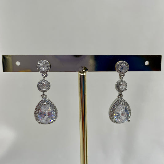 Aretes clear gotas