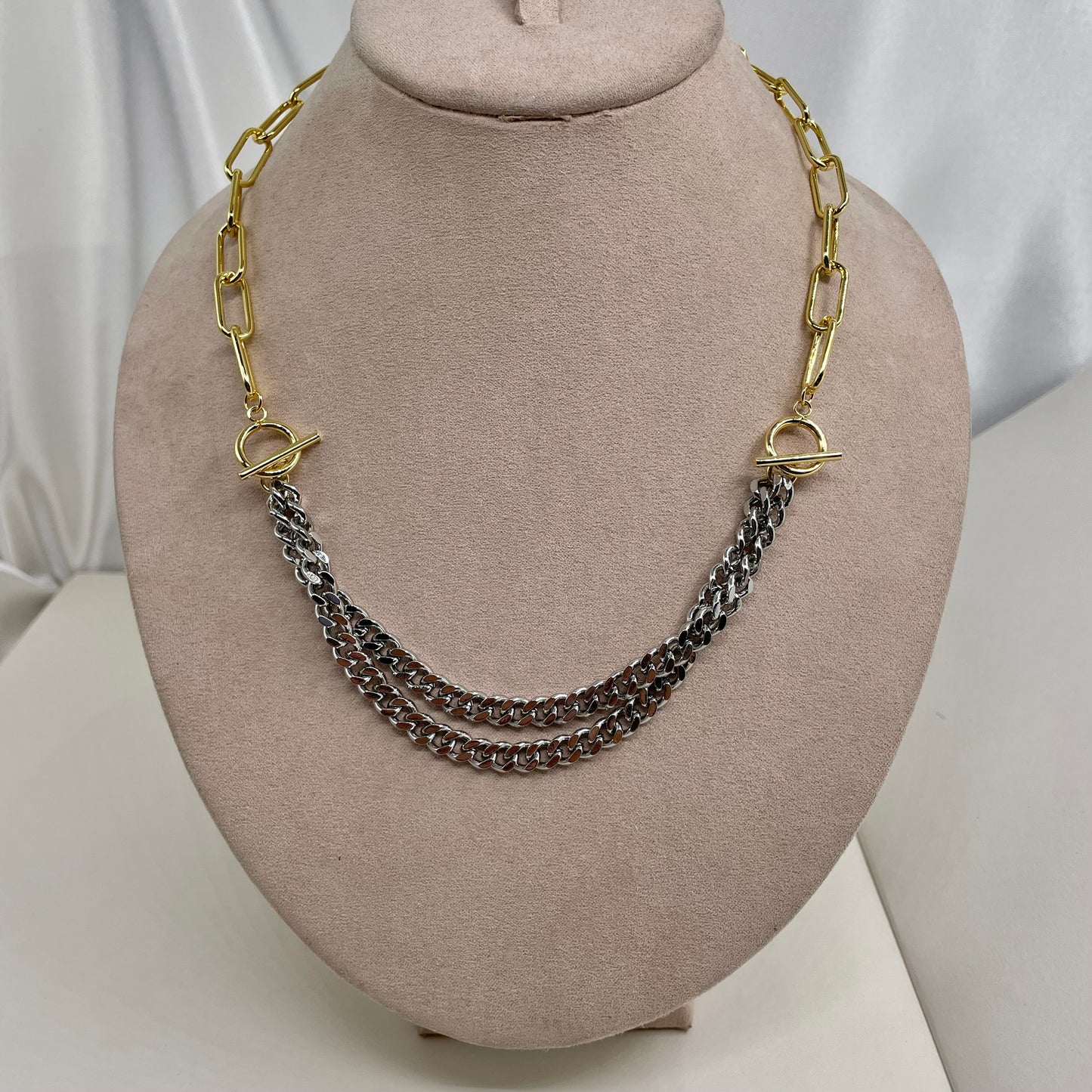 Collar Bicolor Doble 50