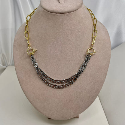 Collar Bicolor Doble 50