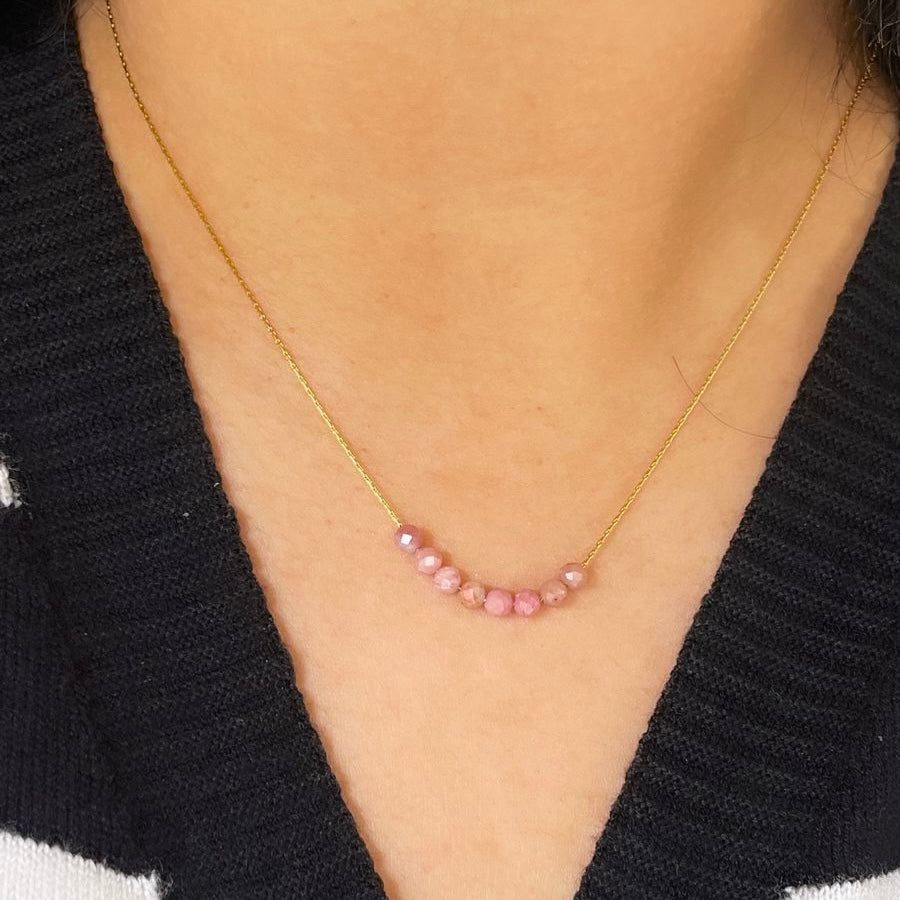 Collar Bolitas Naturales