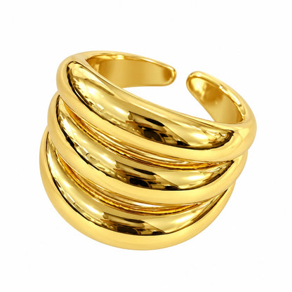 Anillo Chunky triple