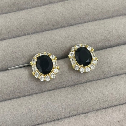 Aretes Óvalo en Dorado