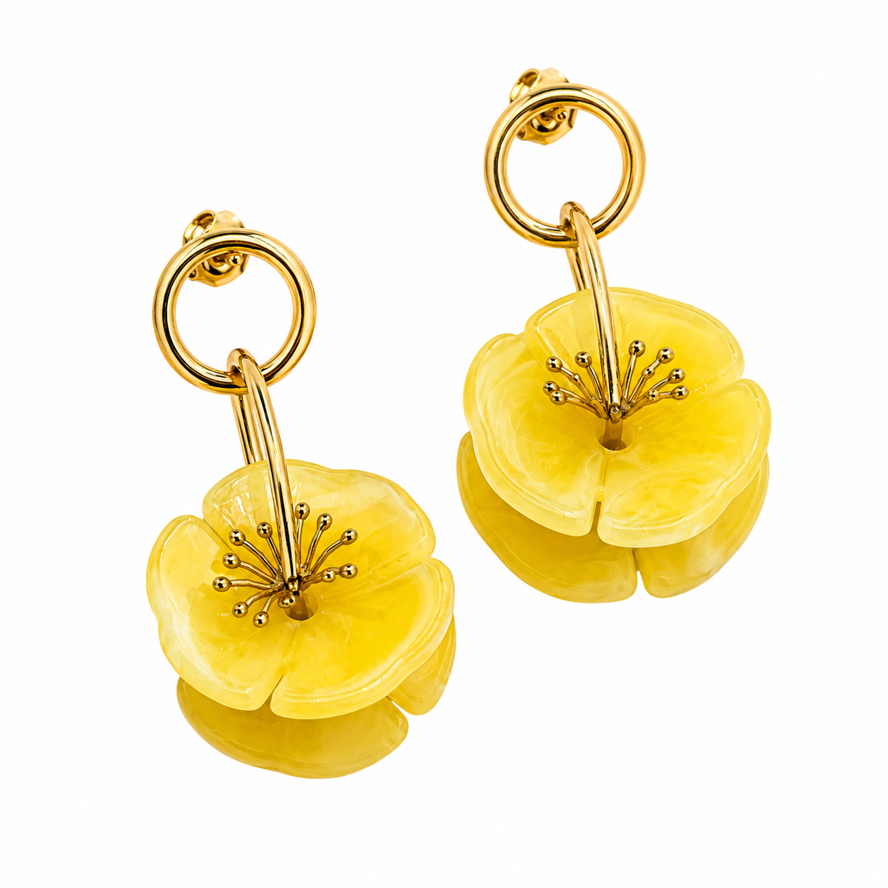 Aretes Flor