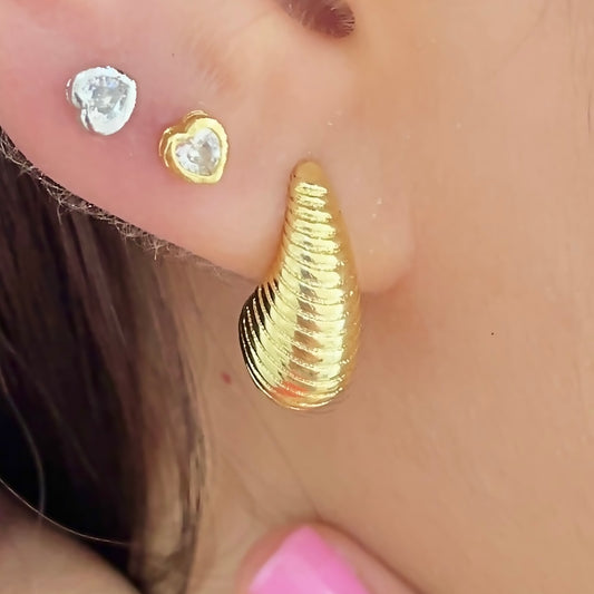 Aretes Bottega mini worm