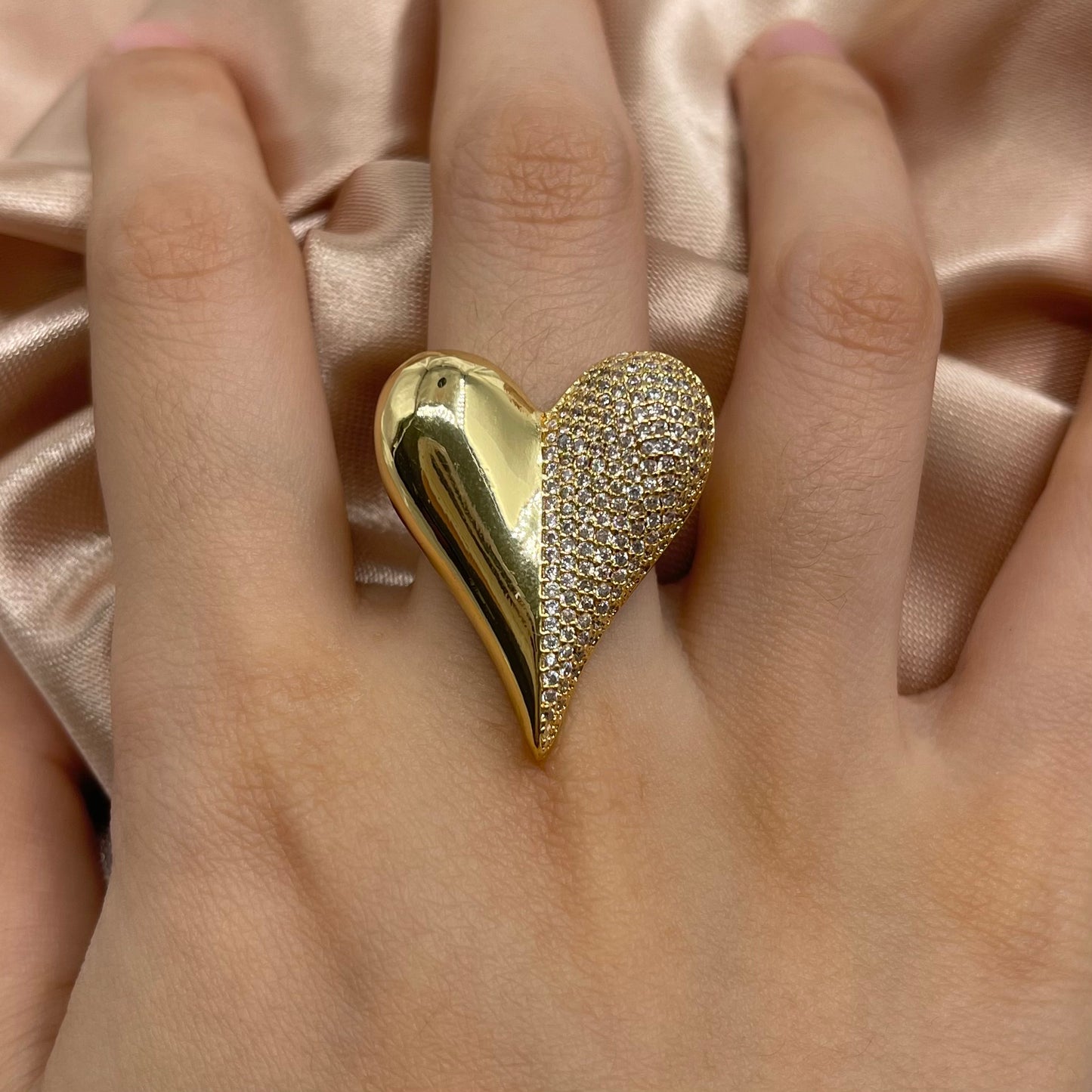 Anillo corazón slim