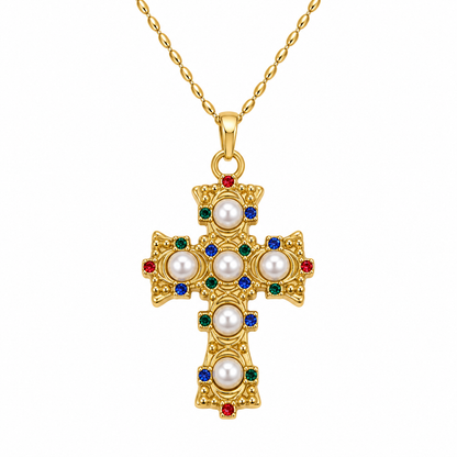 Cadena Perlas y Zirconias