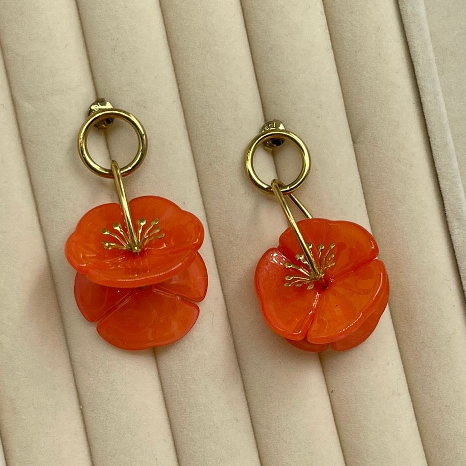 Aretes Flor