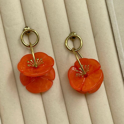 Aretes Flor