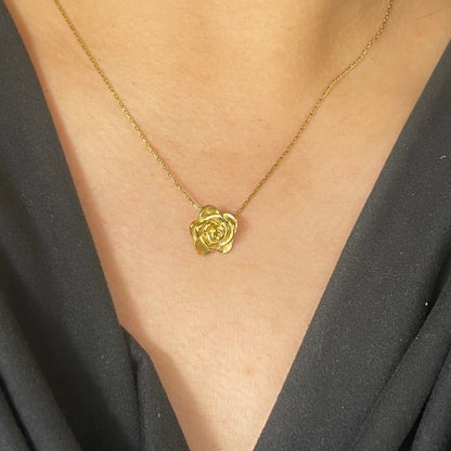 Collar de Flor Acero