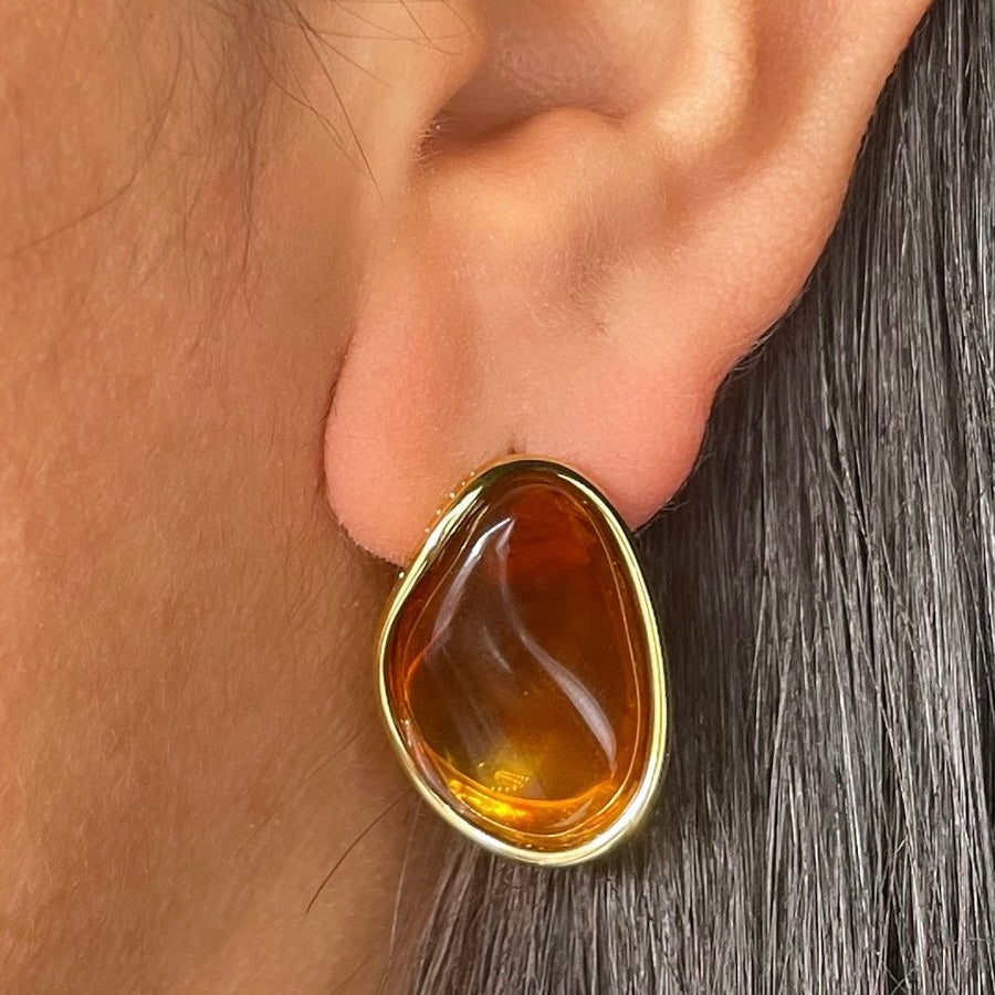 Aretes Acrílico Irregular