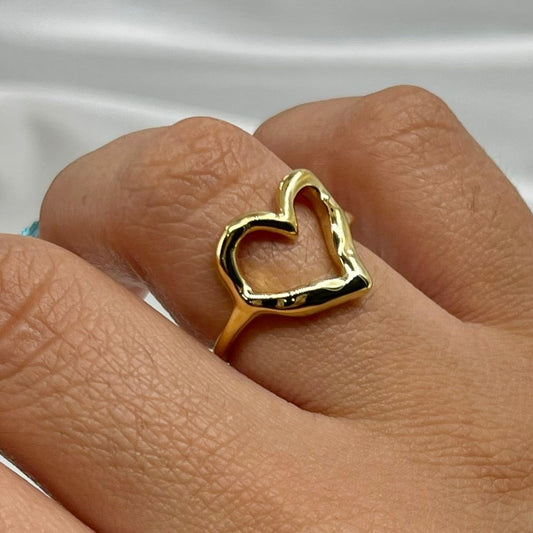 Anillo Silueta Corazón