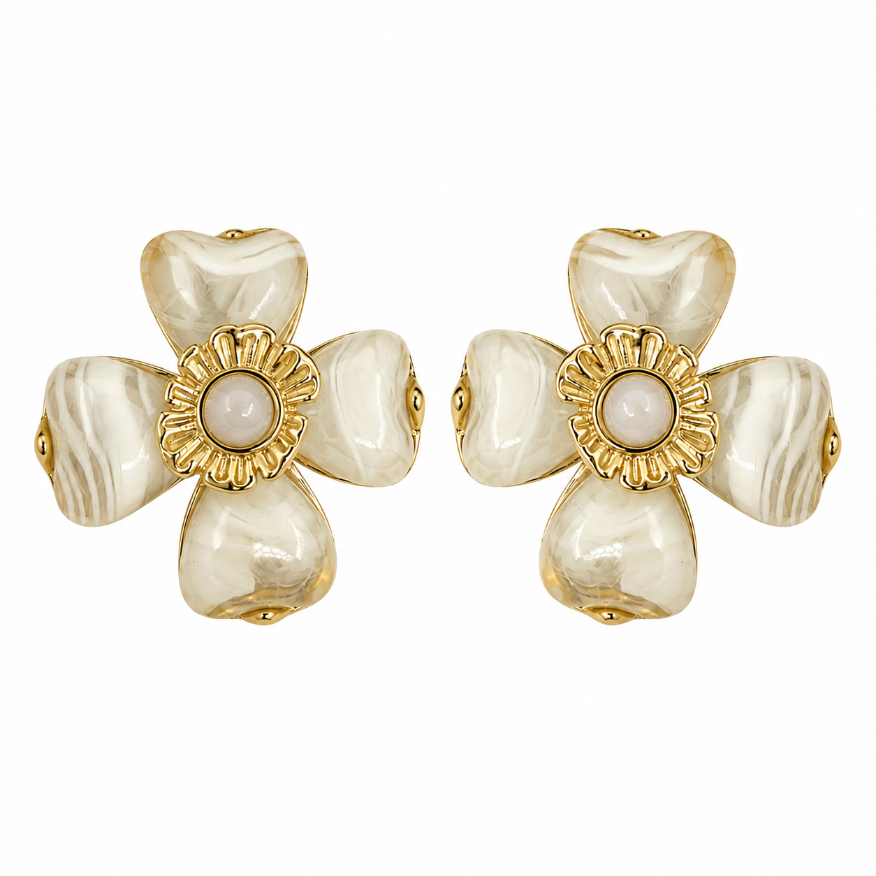Aretes Flor