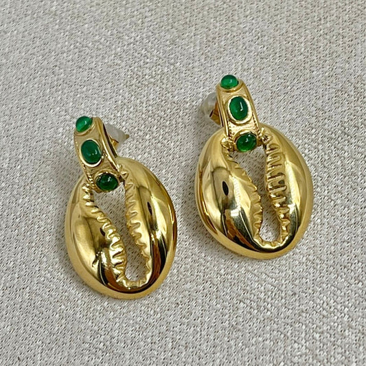 Aretes Escarabajo Verde 🪲