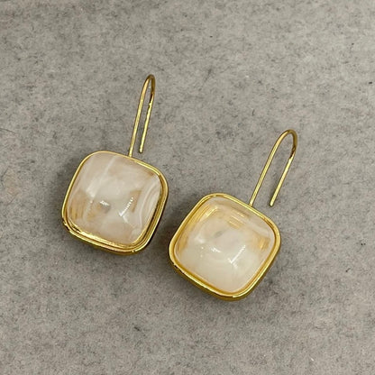 Aretes Gancho Acrílico