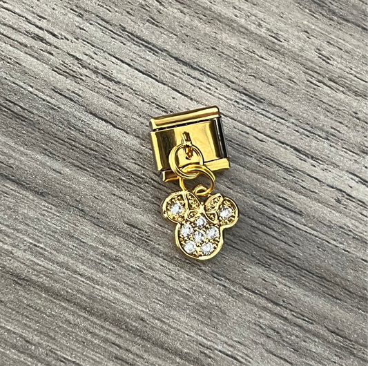 CHARM Minnie Zirconia Colgante