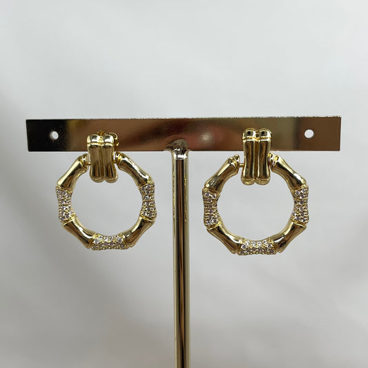 Aretes aro dorados