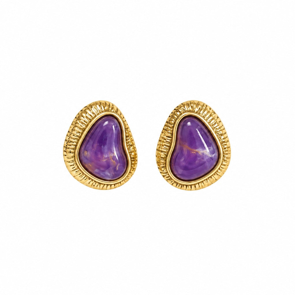 Aretes Acrílico Acero