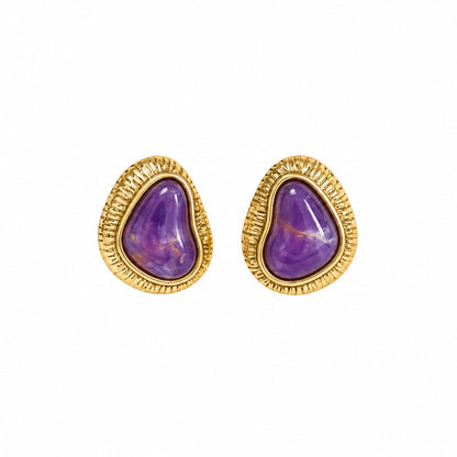 Aretes Acrílico Acero