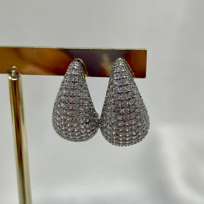 Aretes Bottega Circonias grande