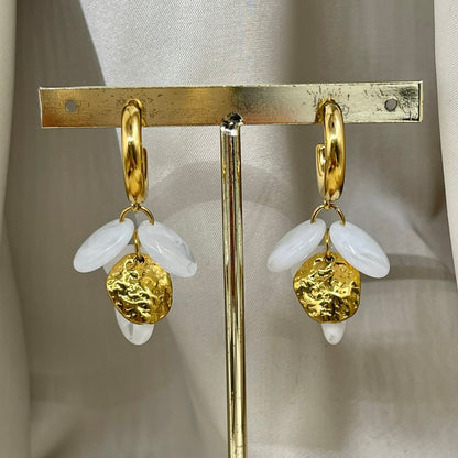 Aretes Discos Colgante