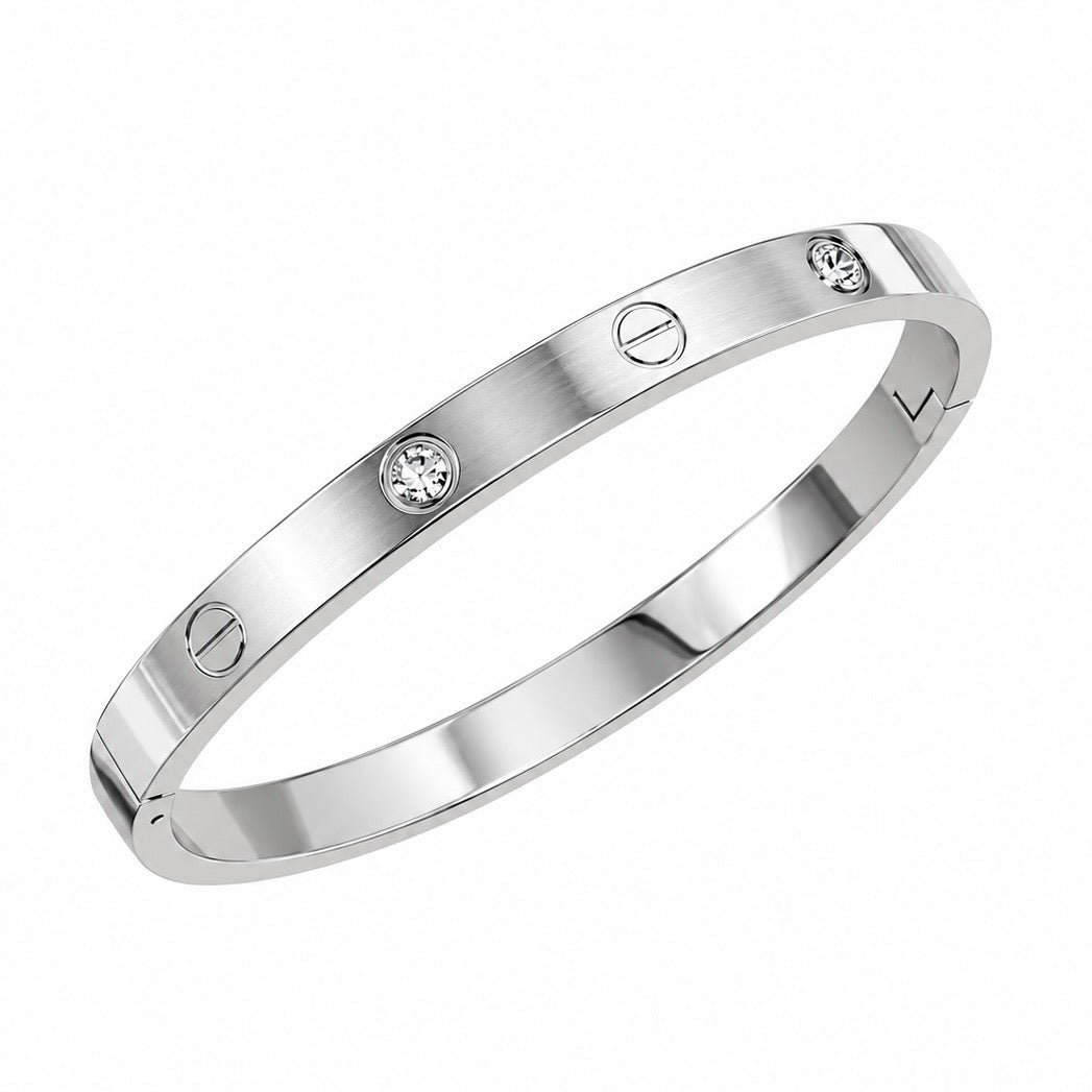 Brazalete Tipo Cartier con Zirconias