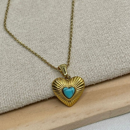 Collar corazón Acero