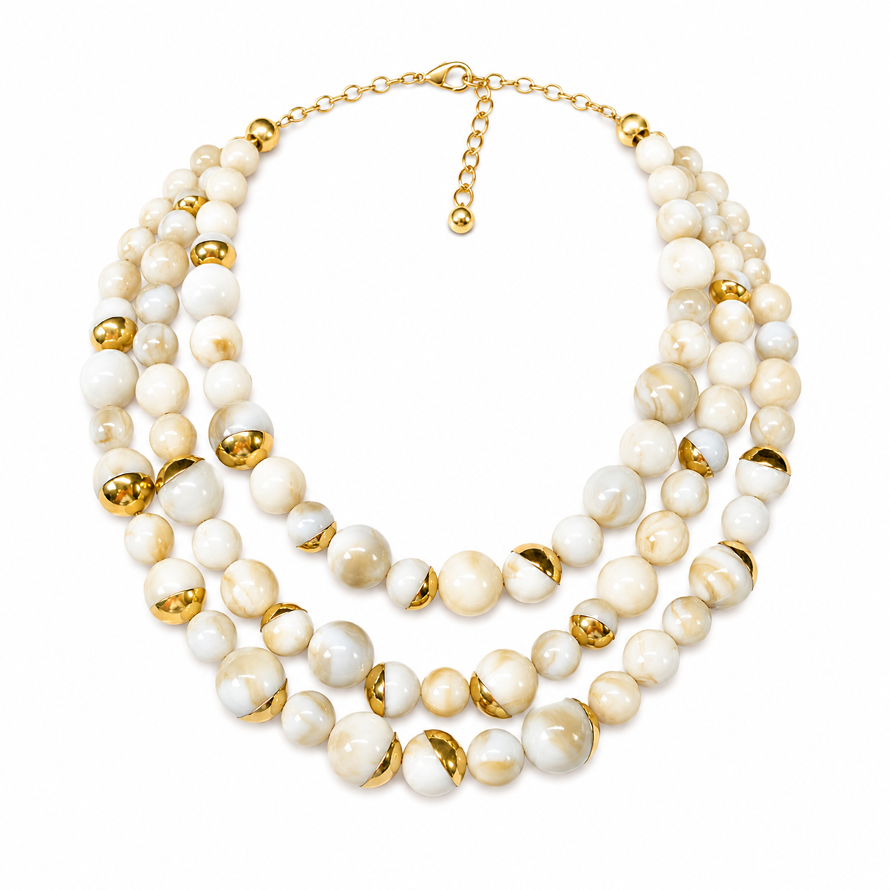 Collar Cuentas Aros