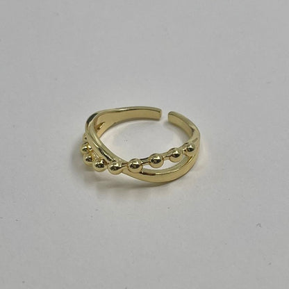 Anillo Cruz Bolitas