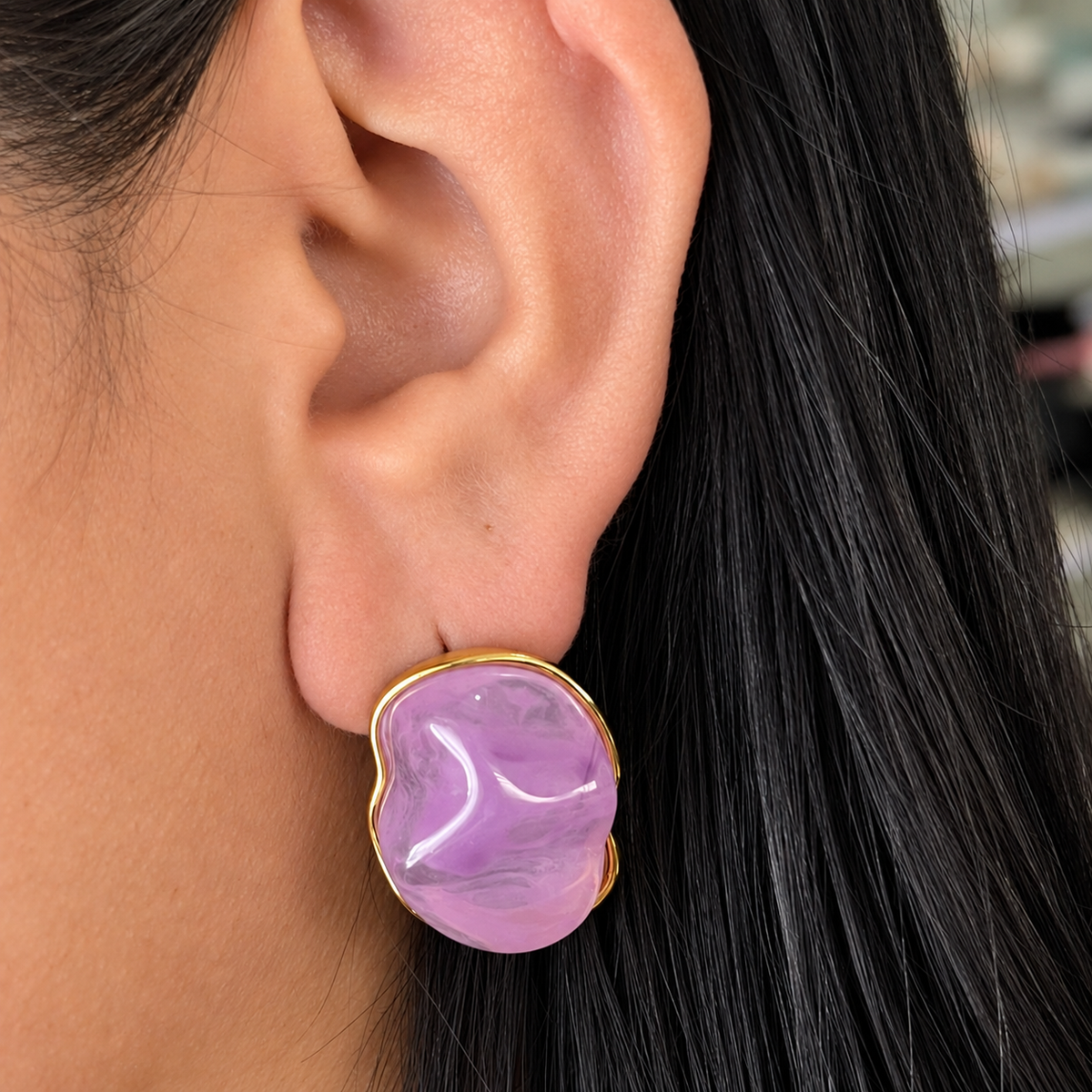 Aretes Irregular Uva