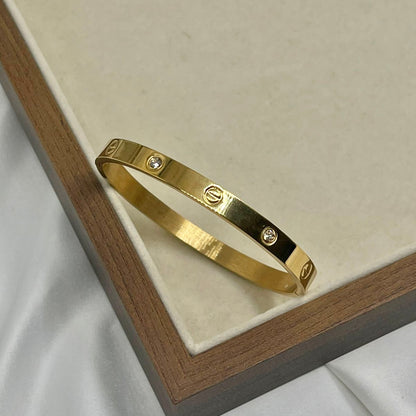 Pulsera tipo Cartier con Zirconia