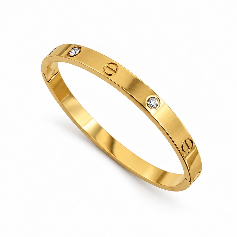 Brazalete Tipo Cartier con Zirconias