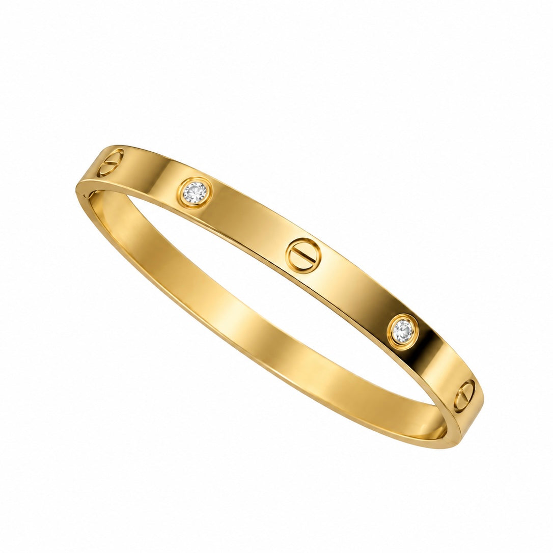 Pulsera tipo Cartier con Zirconia